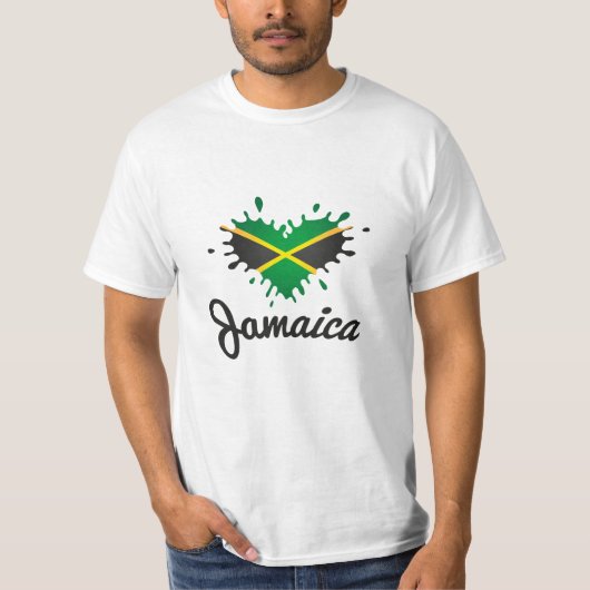 Love Jamaica - Proud Jamaicans - Boys Shirt Tシャツ (正面)