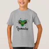 Love Jamaica - Proud Jamaicans - Kids Shirt Tシャツ (正面)