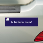 Love Jesus バンパーステッカー (車上)