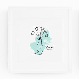 Love - John 3:16プリント、ポスター紙（マット） ポスター