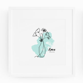 Love - John 3:16プリント、ポスター紙（マット） ポスター