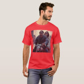 love jones vintage retro love papa friends tシャツ (正面フル)