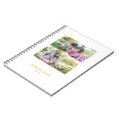 Love Journalで埋め尽くす – 金ゴールド ノートブック (左側)