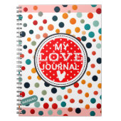 Love journal notebook writing ideas ノートブック (正面)