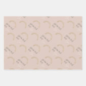 Love Joyフォトコラージュモダンに感謝 ラッピングペーパーシート (正面3)