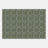 Love Joyフォトコラージュモダンに感謝 ラッピングペーパーシート (正面)