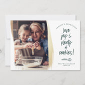 Love Joy & Bourty of Cookieファミリーベーキング写真 シーズンカード (正面)