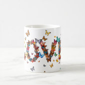 LOVE Joy Butterflies | Inspirational Motivational コーヒーマグカップ (中央)