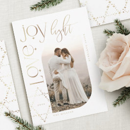 Love Joy Light Star of David Happy Hanukkah写真 シーズンカード