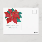 LOVE JOY & PEACEメリークリスマスホリデーポストカード ポストカード (裏面)