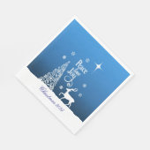 Love, Joy, Peace, Christmas - Personalize スタンダードランチョンナプキン (角)