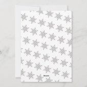 Love & Joy Periwinkleクリスマスホリデーフォトカード シーズンカード (裏面)