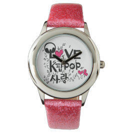 LOVE K-ポップ・アートのMUSIC Watch 腕時計