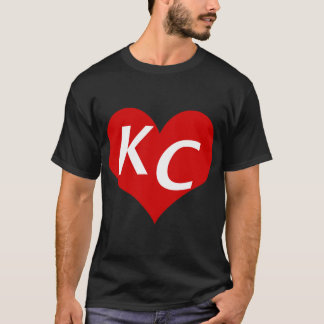 LOVE KC HEART LOVE KANSAS CITY HEART オーバーサイズ Tシャツ