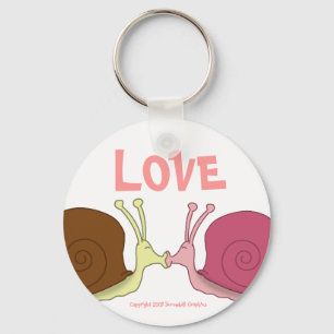 Love Keychainのカタツムリ キーホルダー