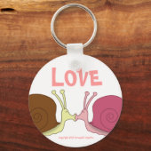 Love Keychainのカタツムリ キーホルダー (正面)