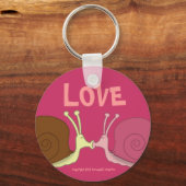 Love Keychainのカタツムリ キーホルダー (正面)