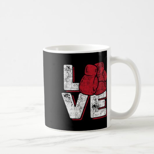 Love - Kickboxer Kickboxing Fitness Workout Martia コーヒーマグカップ (右)