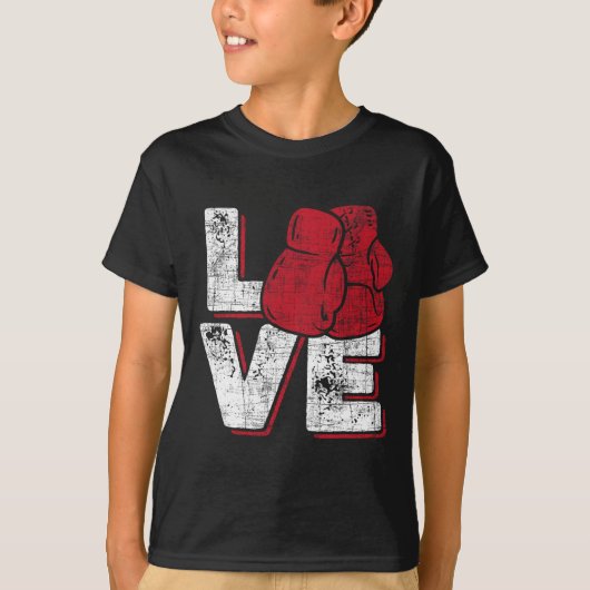 Love - Kickboxer Kickboxing Fitness Workout Martia Tシャツ (正面)