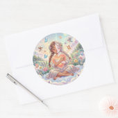 Love & Kindness Aesthetic ラウンドシール (封筒)