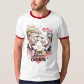 Love Knows No Border Valentine Tee Tシャツ (正面)