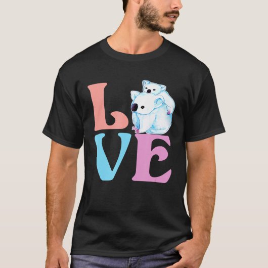 Love Koala Bears For Koala Bear L Tシャツ (正面)