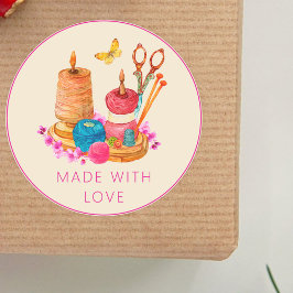 Love l Seamstressで手作り裁縫ドレスメーカー ラウンドシール