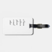 love_Lagageタグのバラ ラゲッジタグ (裏面横)