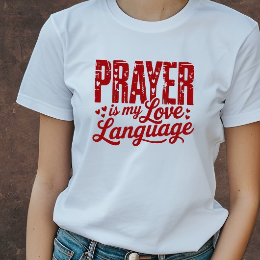 Love Language Christian Valentine's Tee Tシャツ