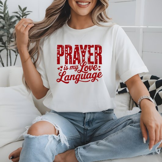 Love Language Christian Valentine's Tee Tシャツ
