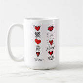 Love Languages Mug コーヒーマグカップ (左)