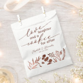 Love Laughter and a 結婚 Cookie for After's フェイバーバッグ (クリップ留めされた状態)