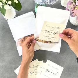 Love, Laughter and a Snack After Label Stickers ワインラベル