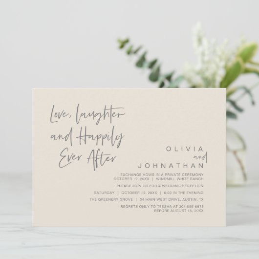 Love, Laughter and Happily Ever After, Modern 招待状 (スタンド正面)