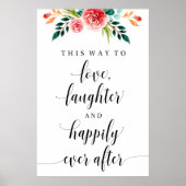 Love, Laughter, and Happily Ever After Wedding ポスター (正面)