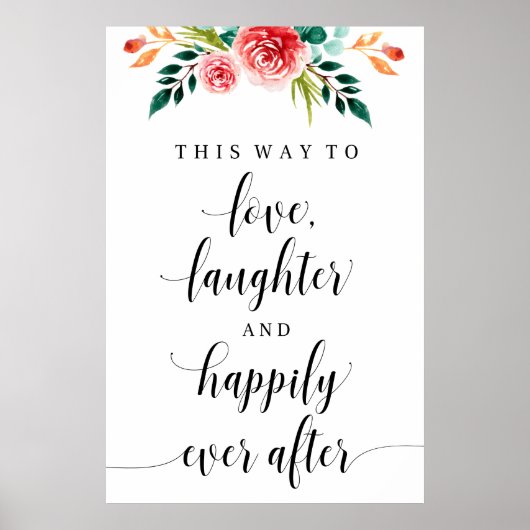 Love, Laughter, and Happily Ever After Wedding ポスター (正面)