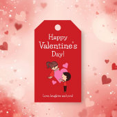 Love Laughter You Romantic Valentine Gift Tag ギフトタグ