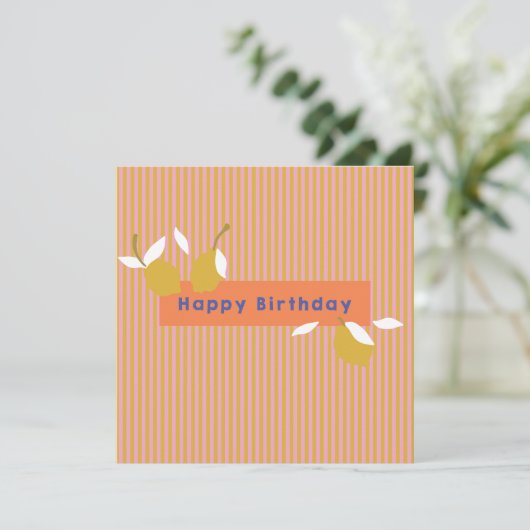 Love Lemonade Flat Card シーズンカード (スタンド正面)