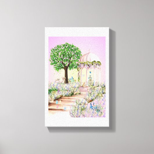 Love Letter Design - Love, Spring xxoo キャンバスプリント (正面)