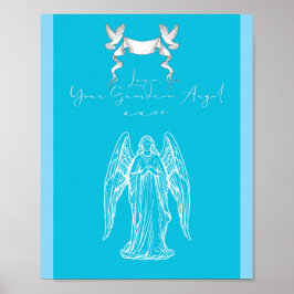 Love Letter Design - Love, Your Guardian Angelxxoo ポスター