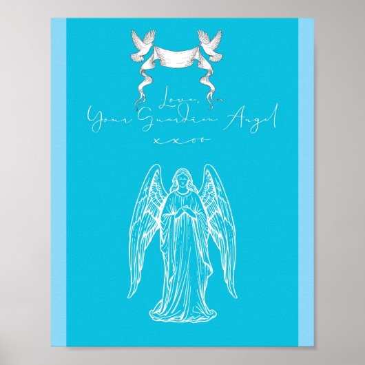 Love Letter Design - Love, Your Guardian Angelxxoo ポスター (正面)