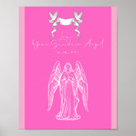 Love Letter Design - Love, Your Guardian Angelxxoo ポスター