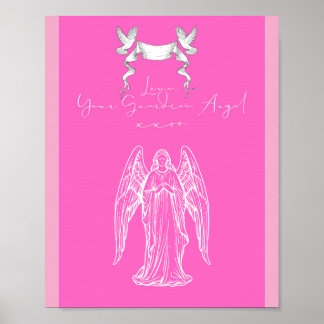 Love Letter Design - Love, Your Guardian Angelxxoo ポスター