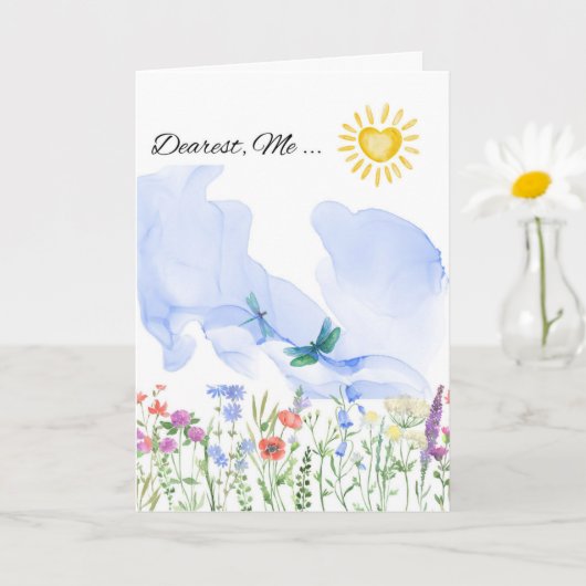 Love letter to me or someone who needs reassurance カード (小さな植物)