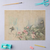 Love Letter with Hibiscus Decoupage | Tissue Paper 薄葉紙 (クラフト)