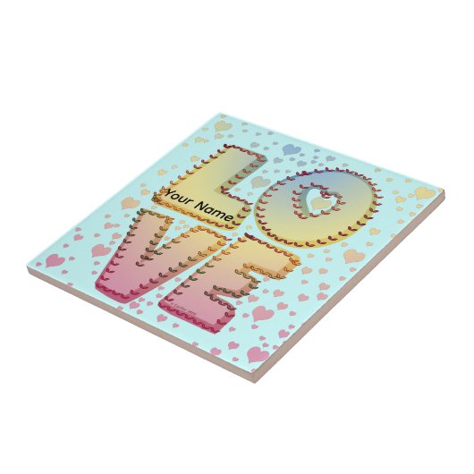 Love Letters  タイル (側面)