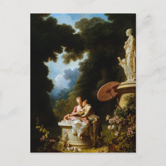 Love Letters by Jean Honore Fragonard ポストカード (正面)