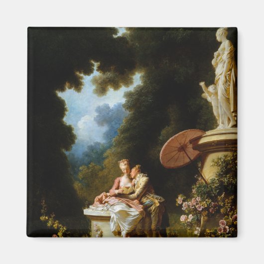 Love Letters by Jean Honore Fragonard マグネット (正面)