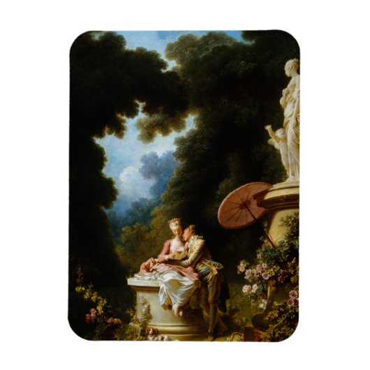 Love Letters by Jean Honore Fragonard マグネット (縦)
