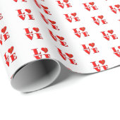 LOVE Letters ( L♥VE) Wrapping Paper ラッピングペーパー (ロールコーナー)